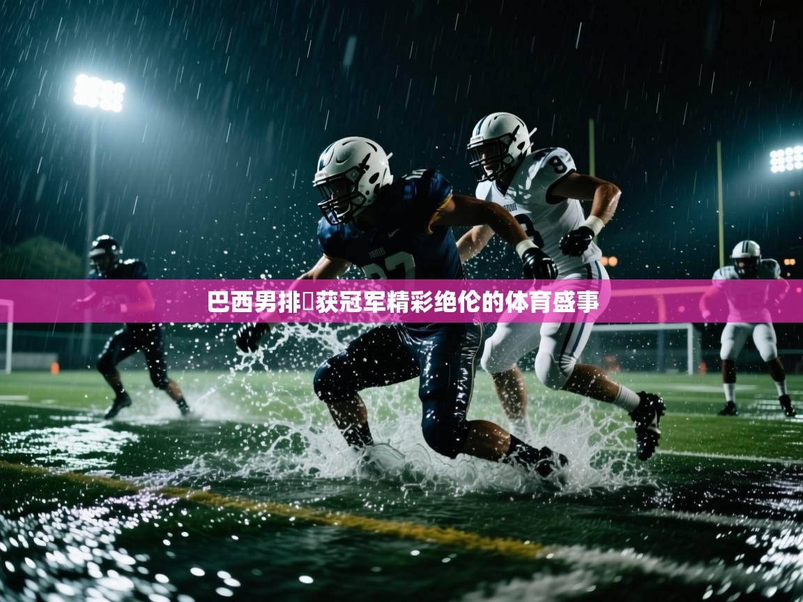 巴西男排斆获冠军精彩绝伦的体育盛事 第2张