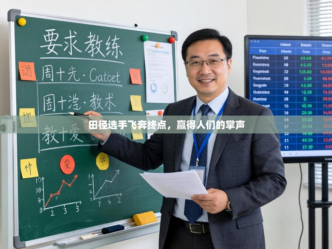 田径选手飞奔终点，赢得人们的掌声  第1张